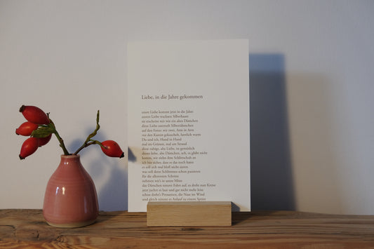 Liebe in die Jahre gekommen