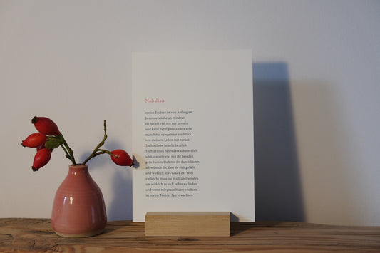 Nah dran (Tochtergedicht)