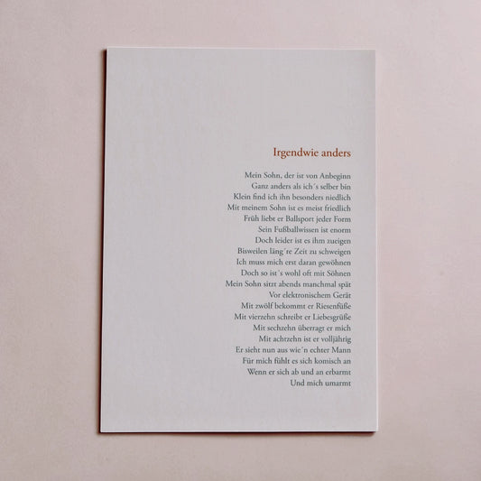 Irgendwie anders (Sohngedicht)