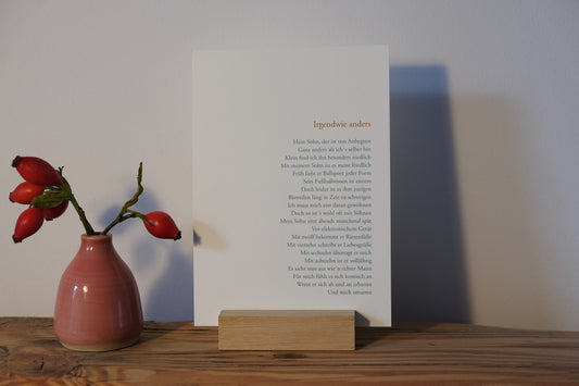 Irgendwie anders (Sohngedicht)