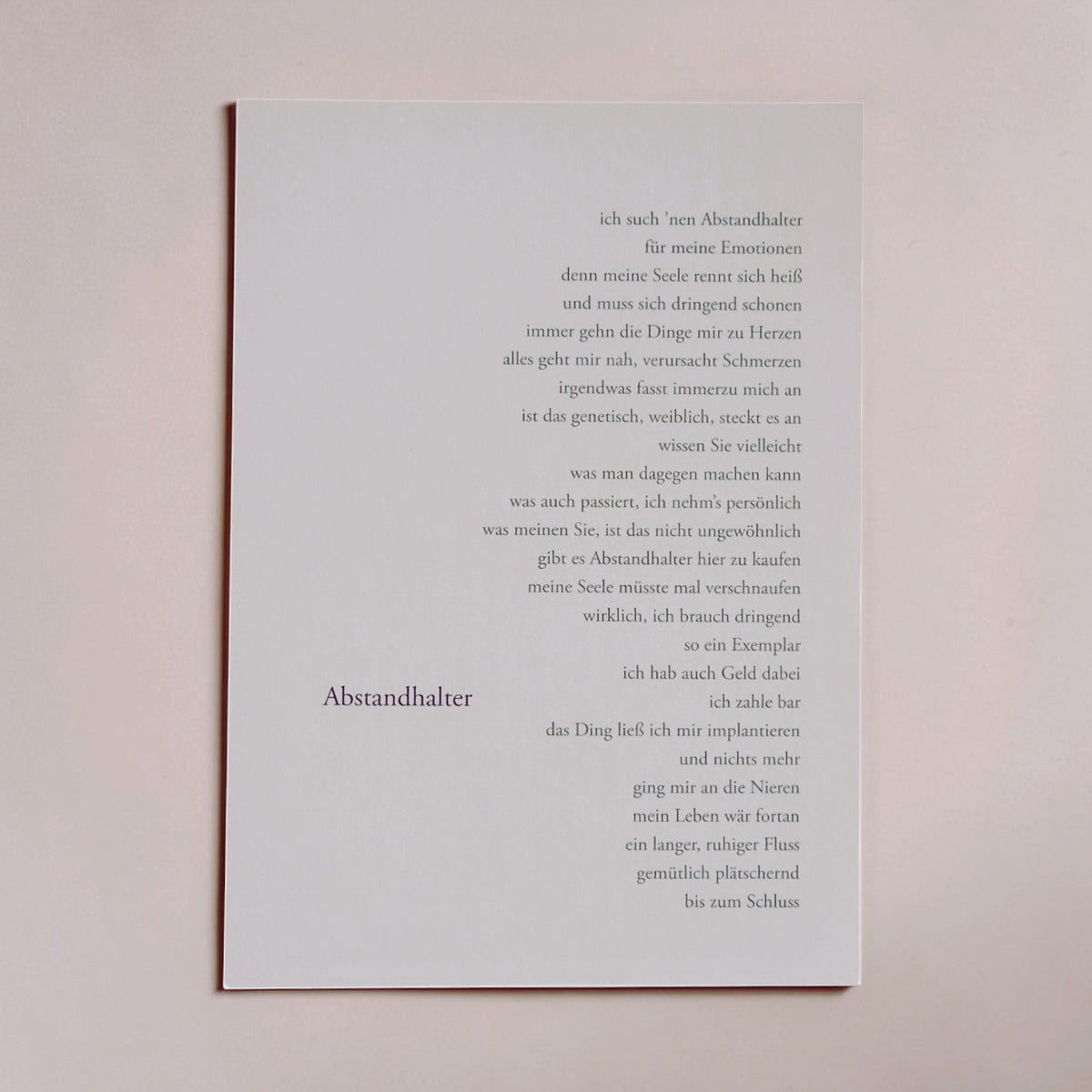Abstandhalter